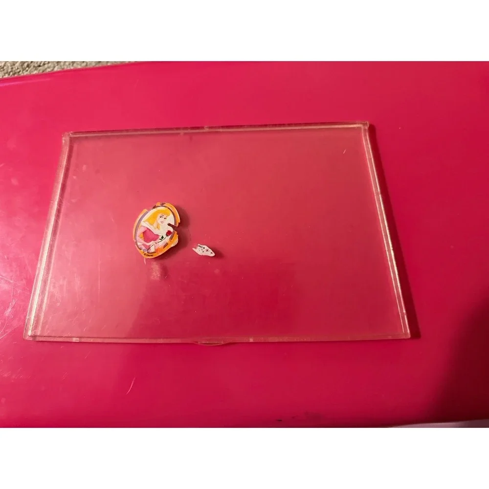 Vintage Disney Princess Cinderella Talking Vanity Replacement Clear Insert Tray
